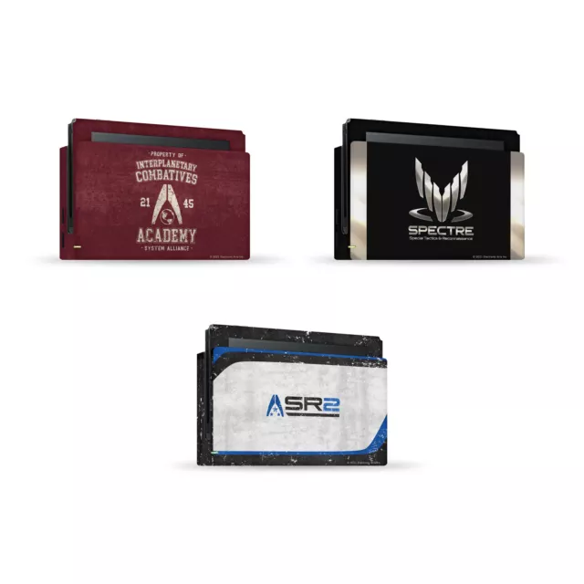 Ea Bioware Mass Effect 3 Badges Logos Vinyl Skin Nintendo Switch Console & Dock