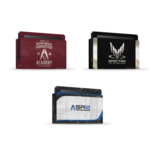 Ea Bioware Mass Effect 3 Badges Logos Vinyl Skin Nintendo Switch Console & Dock