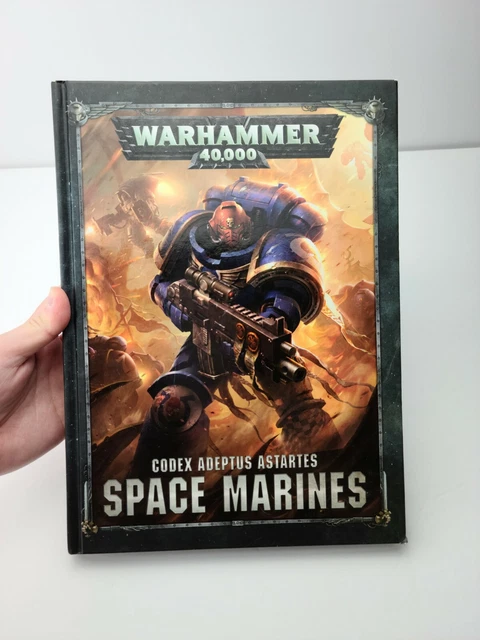 WARHAMMER 40K - Codex Adeptus Astartes: Space Marines Hardback Book ...