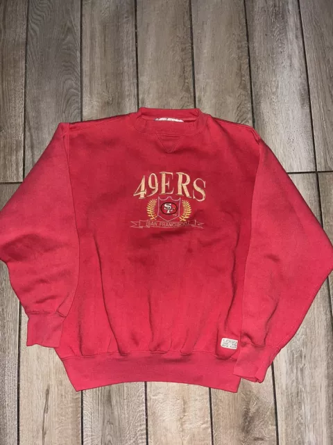 Vintage San Francisco 49ers Sweatshirt Logo 7 Medium 90s