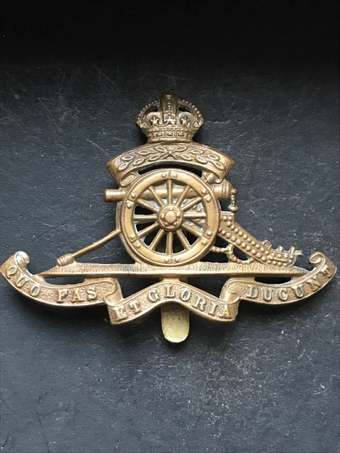 ROYAL ARTILLERY TERRITORIAL British Army Original Cap Badge WW1 £24.00 ...
