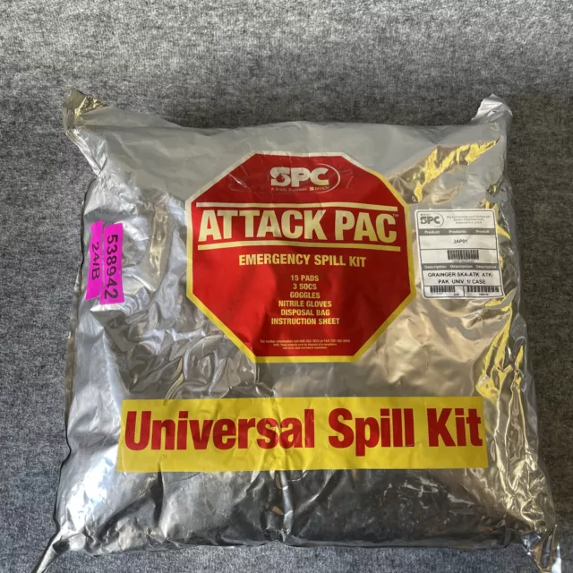 Brady Spc Absorbents Ska-Atk-Grng Spill Kit Universal  3AP01 New
