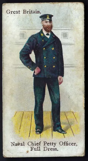 Wills - Soldiers & Sailors (Grey) - Great Britain, Naval Chief Petty Officer