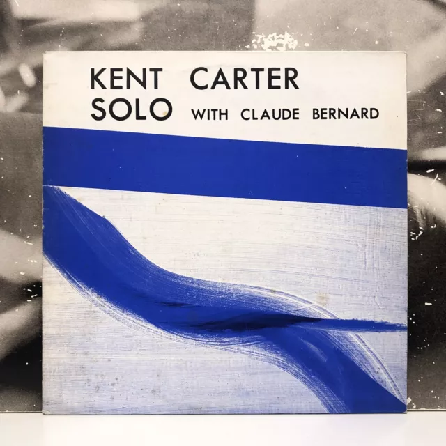 Kent Carter Solo With Claude Bernard LP VG Ex- Ex/Ex+ 1976 Italie Ictus Rec 0002