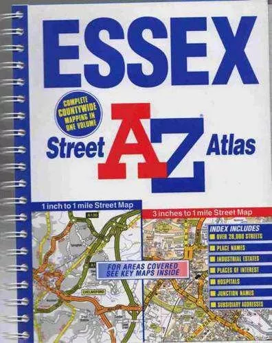 A-Z Essex Street Atlas by Geographers' A-Z Map Company Paperback Book The Cheap