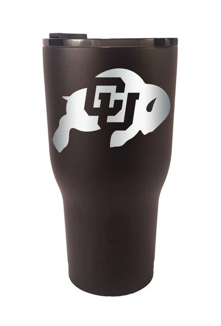 Colorado Buffaloes RTIC Laser Engraved 20 or 30 oz. Stainless Steel Tumbler