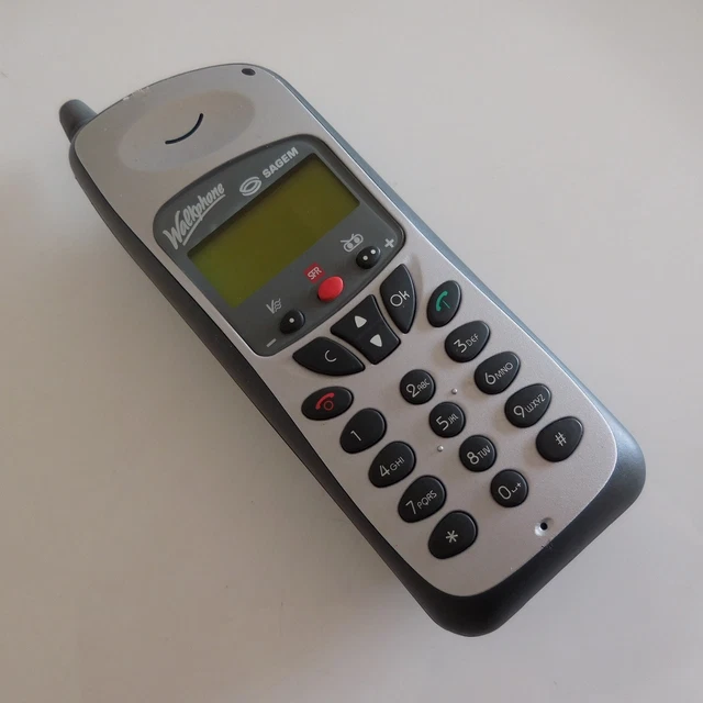 Ancien Téléphone Portable Sagem My 501-C – Vintage Roland Garros – Gris – Complet