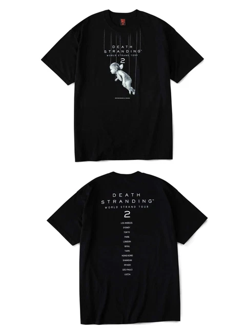 DEATH STRANDING 2 × Geeks Rule Silkscreen Printing T-Shirt $206.25