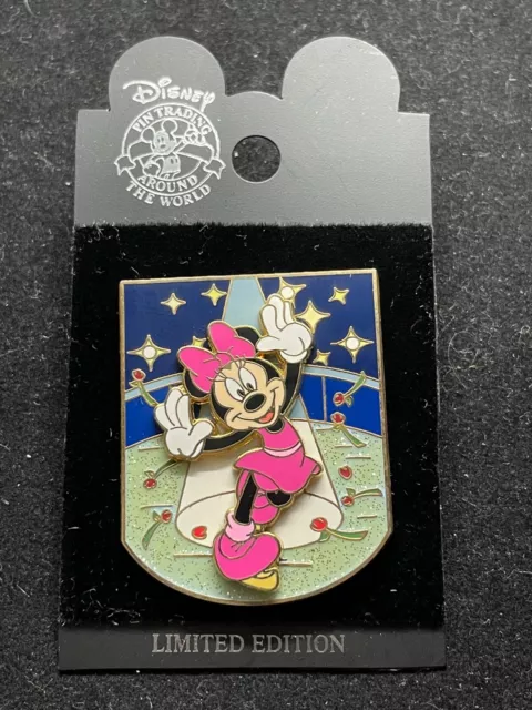 Disney Pin - DLR - Winter Sports Series Ice Figure Skating Minnie 3D 17916 LE