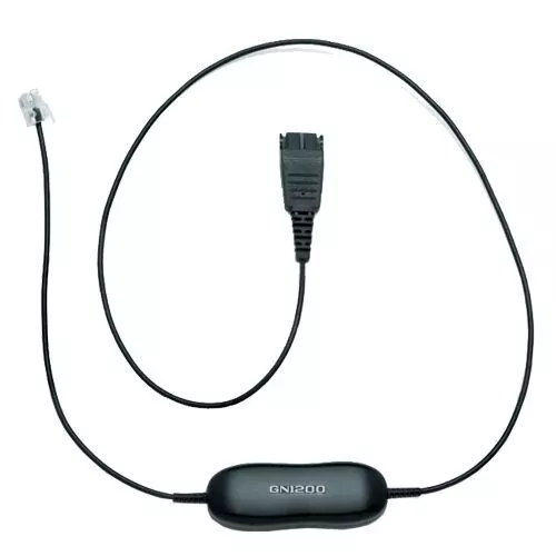 Jabra GN Netcom GN1200 Smart Cord Straight 0.8m Cable 88001-99 RJ Plug