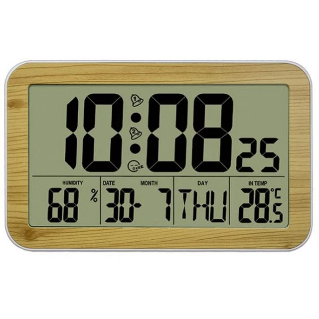 Pantalla Digital Reloj de Pared Hogar Electrónico Reloj de Pared Estudiante Electrónico AlQ7