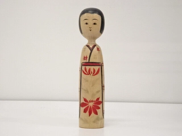 43905# TRADITIONAL JAPANESE CRAFT / KOKESHI DOLL (24.6 cm)/ ARTISAN WORK