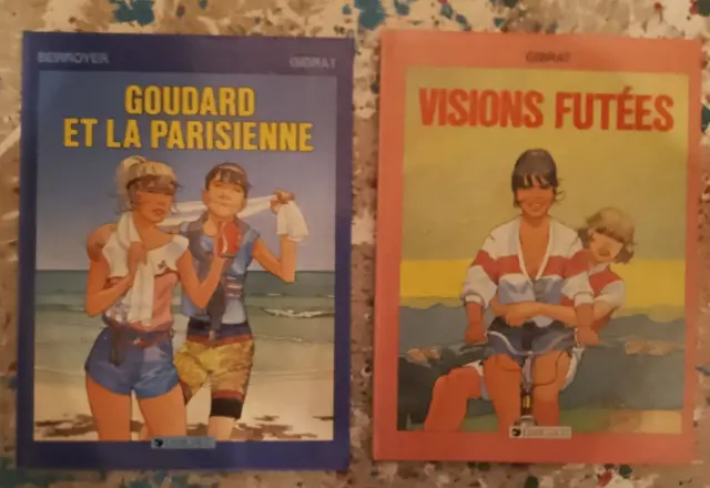 lot 2 bd GIBRAT visions futées + Goudard et la parisienne  (1984 -1985 )