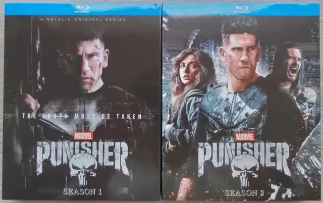 The Punisher TV Series Complete Seasons 1-2  (Blu-ray, Disc Set)