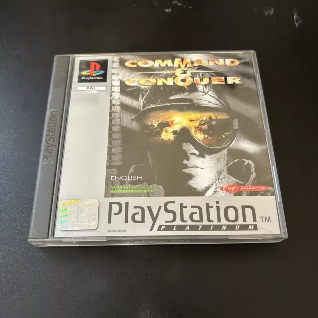 Command & Conquer Platinum PS1 PlayStation 1 Complete PAL