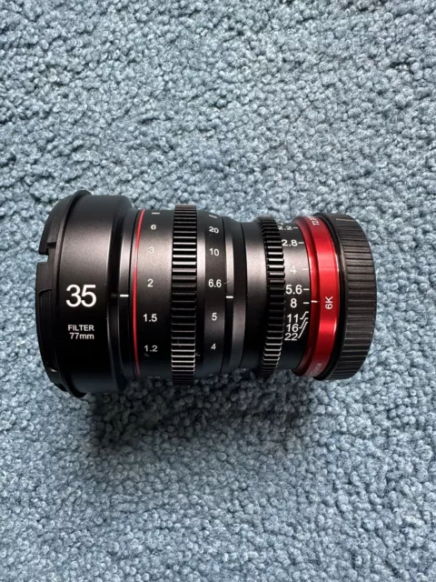 Meike MK-35T22-M43 35mm T2.2 RF Mount Cinema Prime Lens