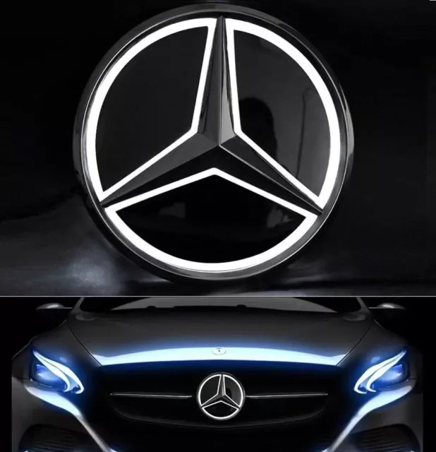 Front Grille Mirror Star Emblem LED Light Fit For Mercedes Benz A 2019-2022 W177 2