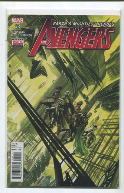 The Avengers #3 NM Earths Mightiest Heroes  Waid Del Mundo Marvel Comics **20