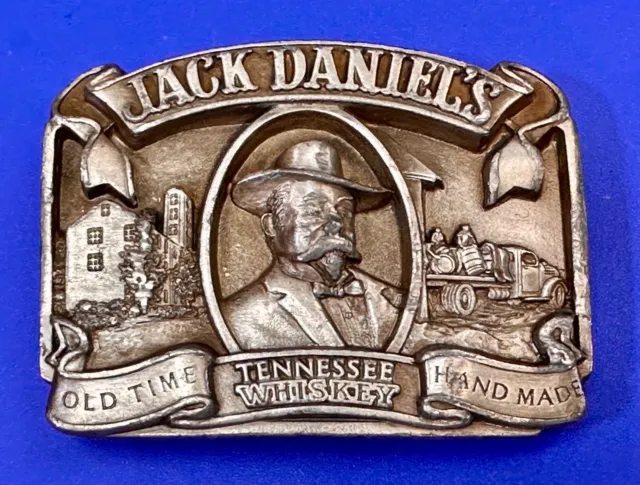 Jack Daniels Tennessee Whiskey Old No7 vintage C-190 Bergamot belt buckle