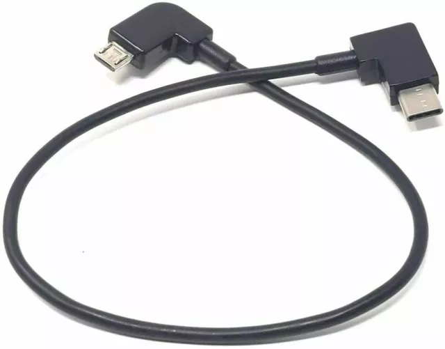 Micro USB auf 3.1 Typ C gewinkelt Kabel 30cm Ladekabel für Bosch Kiox