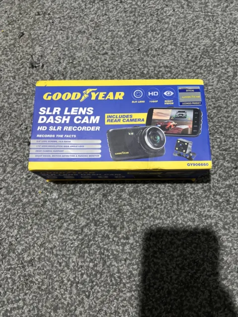 Goodyear 1080P Dual Objektiv Auto DVR Front- und Rückkamera Video Dash Cam Recorder