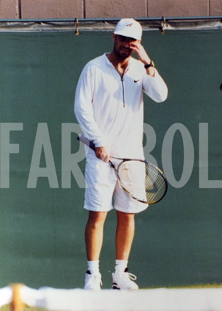 Andre Agassi Wimbledon All White Andre Agassi Tennis Player 1992