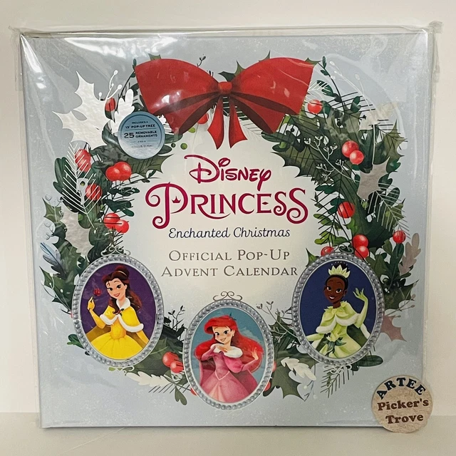 DISNEY PRINCESS ENCHANTED Christmas Official Pop Up Advent Calendar NEW