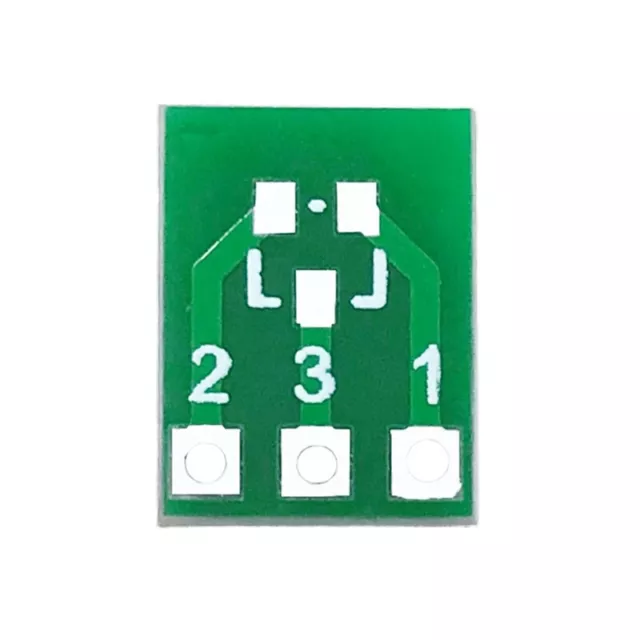 100PCS SOT23 SOT23-3 Turn SIP3 -Side SMD Turn to DIP Adapter Converter Plat E2R8 3