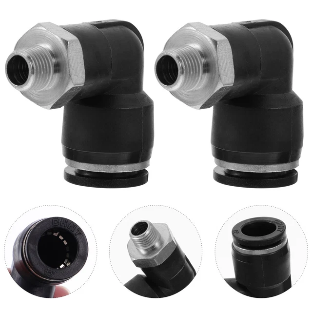 Kit 40 Raccordi Pneumatici A Spinta Da 6 Mm – 4 Forme: Dritto, Gomito, Y E T, Per Tubi Aria E Utensili, Max 1.32 MPa