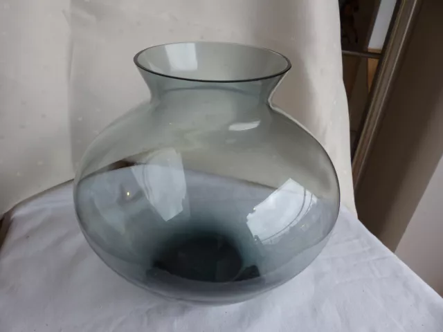 Glasvase WMF Wagenfeld Turmalin Herzvase Höhe 20,5 cm Vase Glas