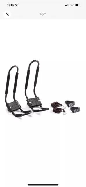Hyper Tough Roof-Mounted Kayak Carrier Tie-Down Straps & Mounting Hardware
