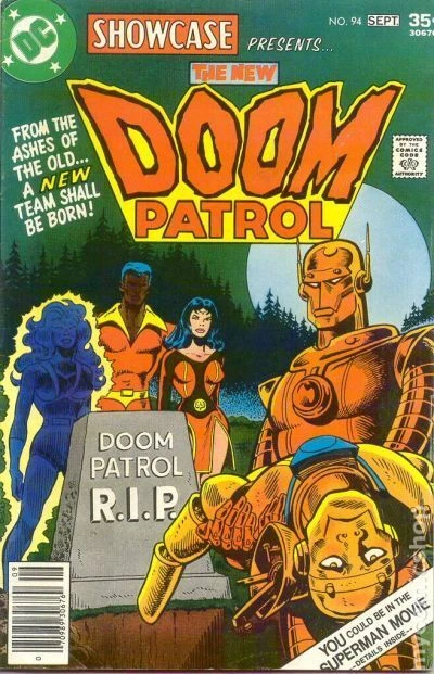 Showcase #94 VG+ 4.5 1977 Stock Image 1st app. new Doom Patrol