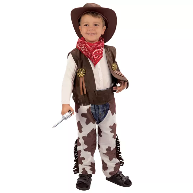 Ciao Costume Carnevale Piccolo Cow Boy Marrone Bianco Bambino