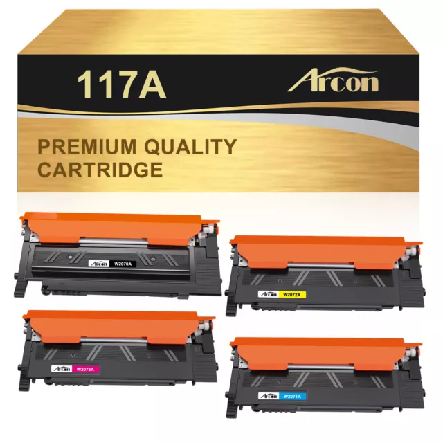 XXL Toner zu HP 117A W2070A Color Laser 179 fwg fnw 178nwg nw150nw Mit Chip