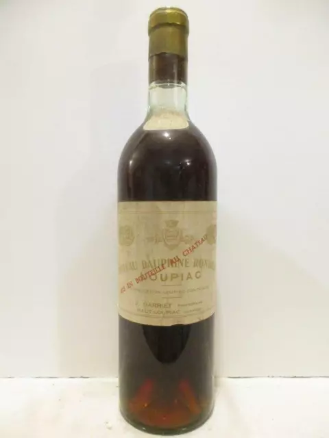 loupiac château dauphiné rondillon liquoreux 1955 - bordeaux