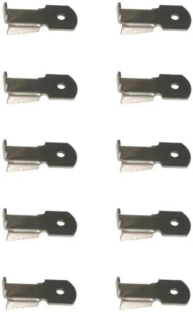 10x Taquet pour crémaillère Support Fixation Attache Armoire Etagère Tablette...