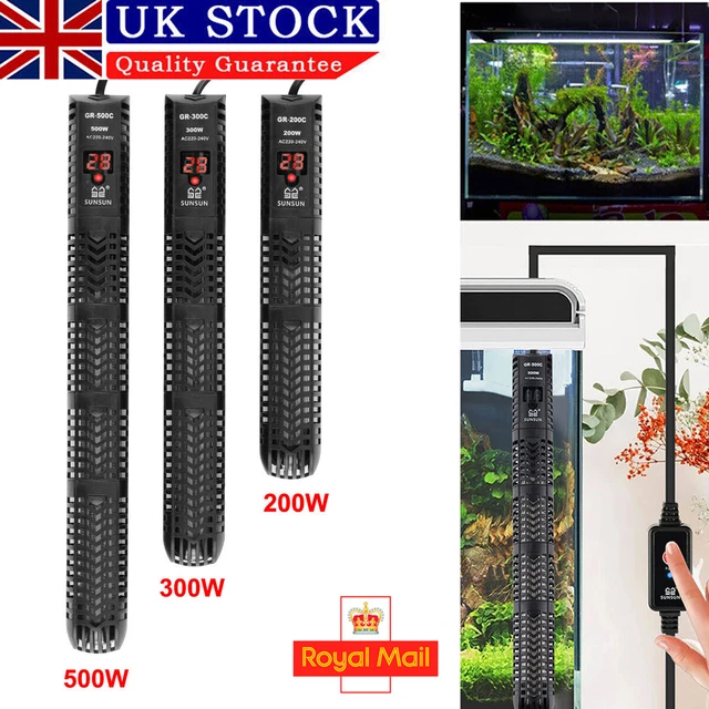 LED Digital Aquarium Water Heater Submersible Fish Tank Thermostat Heating Rod