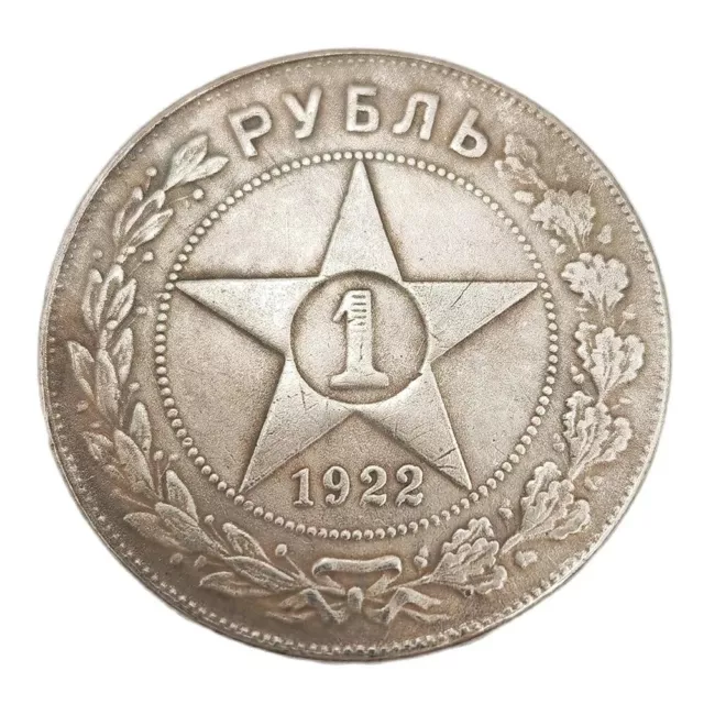 Silber Rubel Münze 1922 Sowjetunion UdSSR Stern Russland alter Rubel Kommunismus 3