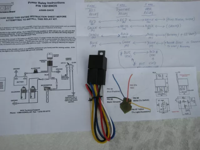 Hbr Nitrous Power Relay W/Harness *Harry Beaver Racing