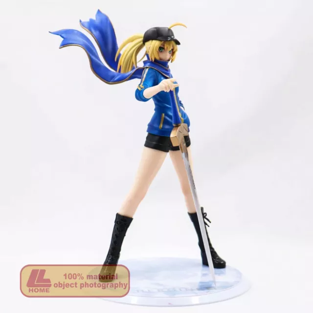Anime Fate Stay night Saber Sportswear Cute Girl PVC Action Figure Statue Gift