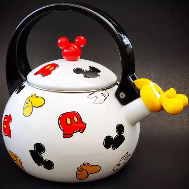 Walt Disney World At Home Mickey Mouse Tea Pot Kettle Foot Spout Disneyland