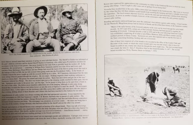 History of Cattle Ranching in Gunnison Country, Colorado; Pioneer Ranch Memoirs