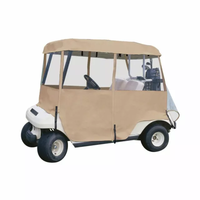 Fairway 2-Person Deluxe 4-Sided Golf Cart Enclosure, 66 x 53 Inch - Universal Fi