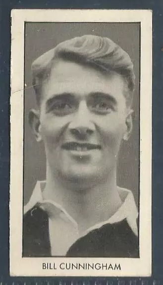 D C Thomson-World Cup Footballers-1958-#04-Leicester/N Ireland-Bill Cunningham