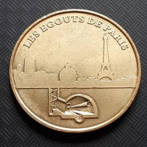 Monnaie de Paris - Les Égouts De Paris  1998 Jeton Médaille MDP Touristique