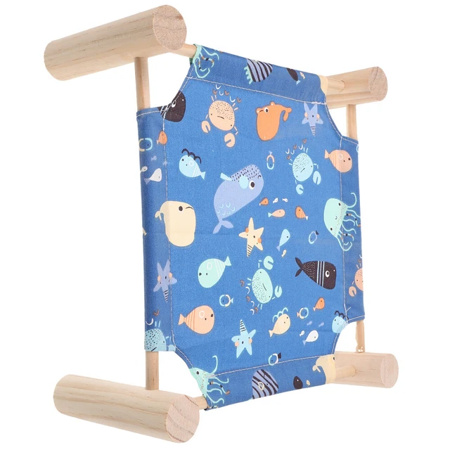 Breathable Hamster Hammock Elevated Summer Hamster Sleeping Bed Hedgehog Bed 2