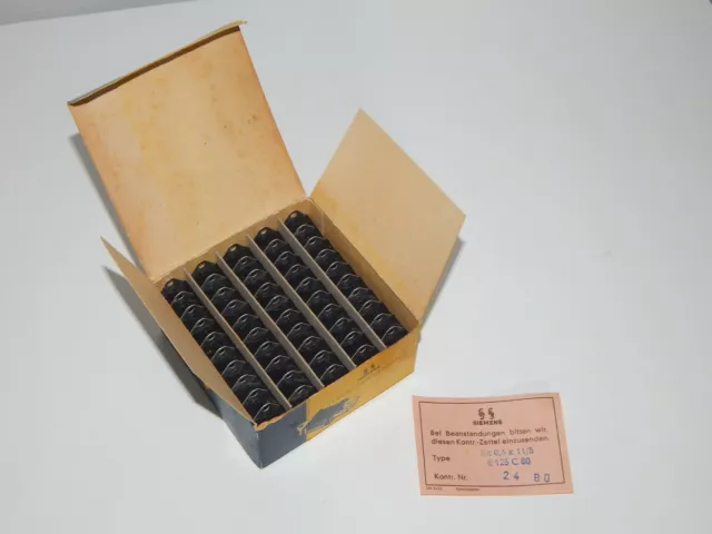 NOS 50 Stück SIEMENS Selen Gleichrichter E125 C80 Flachgleichrichter Diode