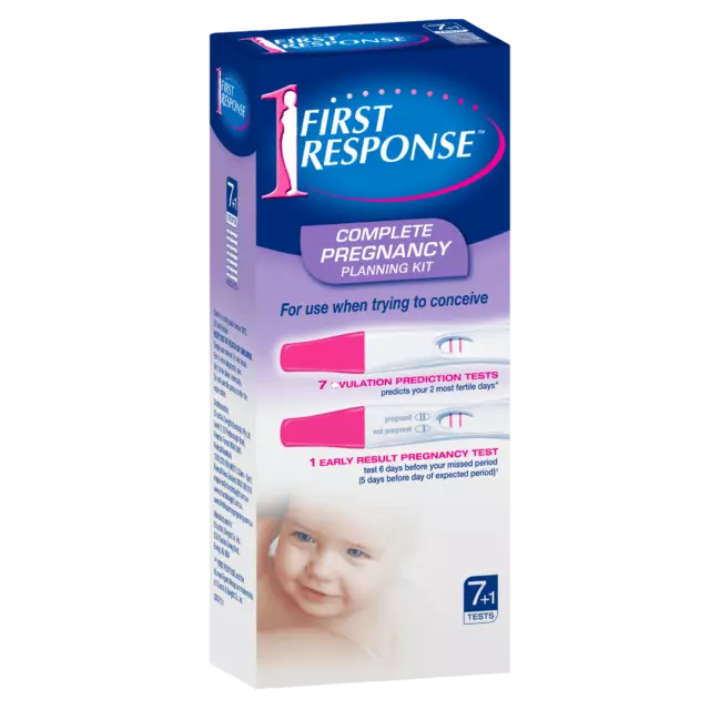 First Response Complete Pregnancy Planning Kit 7 Ovulation & 1 Pregnancy Tests