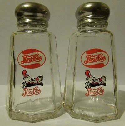 Up4Bid Charming Set of 2 Pepsi Pete Salt and Pepper Shakers