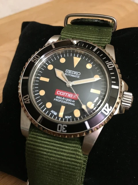 SEIKO MOD DIVER Comex Submariner NH35 Automatique 5513 5517 Milsub EUR  240,00 - PicClick IT